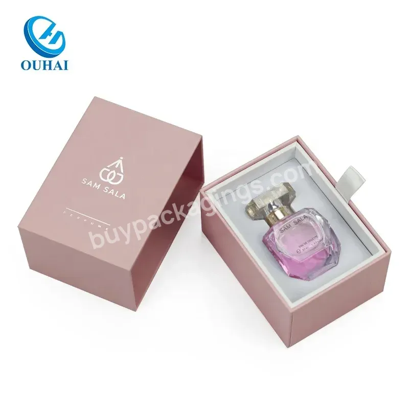 Factory Size Custom Logo Luxury Perfume Box Gift Drawer Packing Box