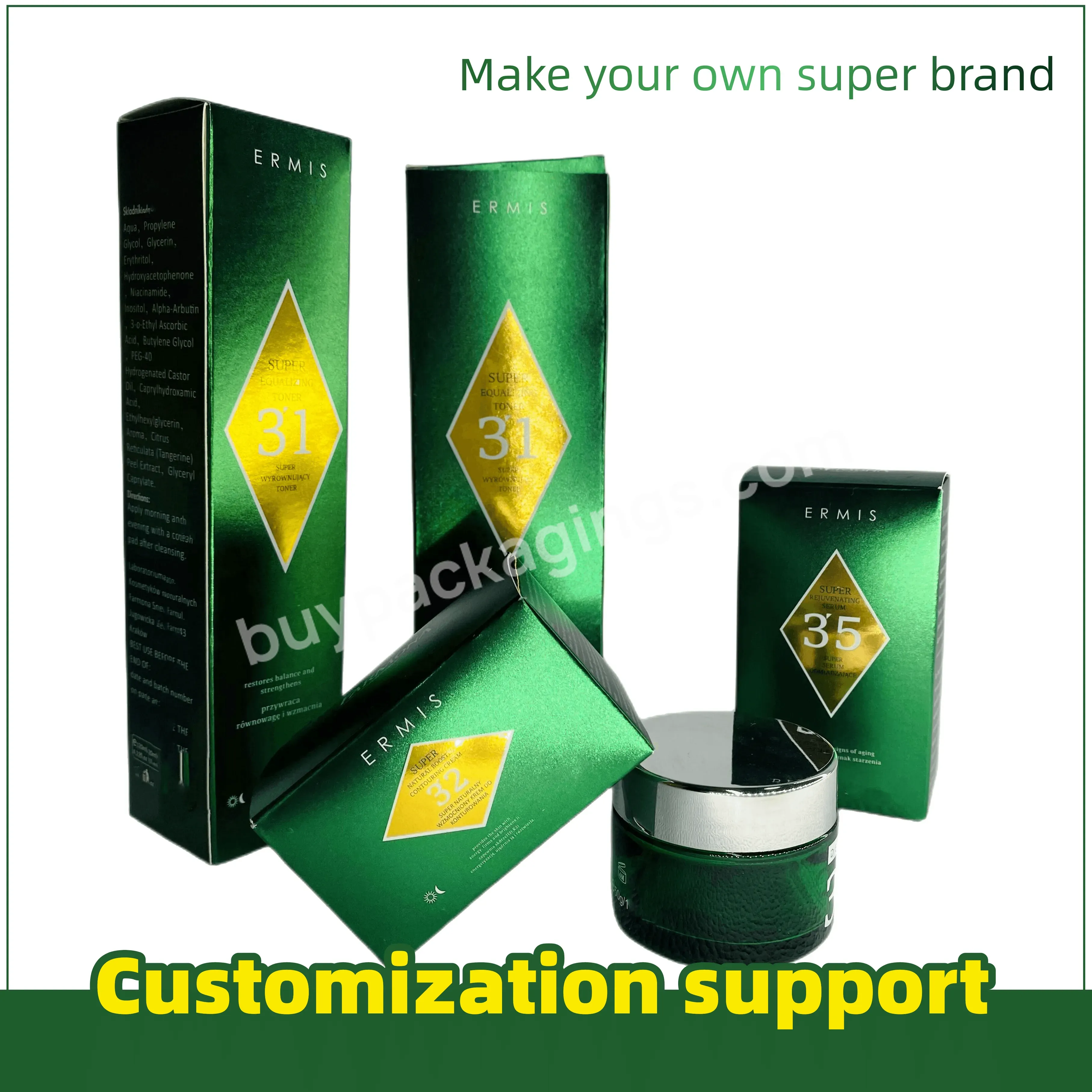 Factory Specialize Production Cosmetic Box Packaging For Face Cream/lotion/skincare Mini Packaging Box