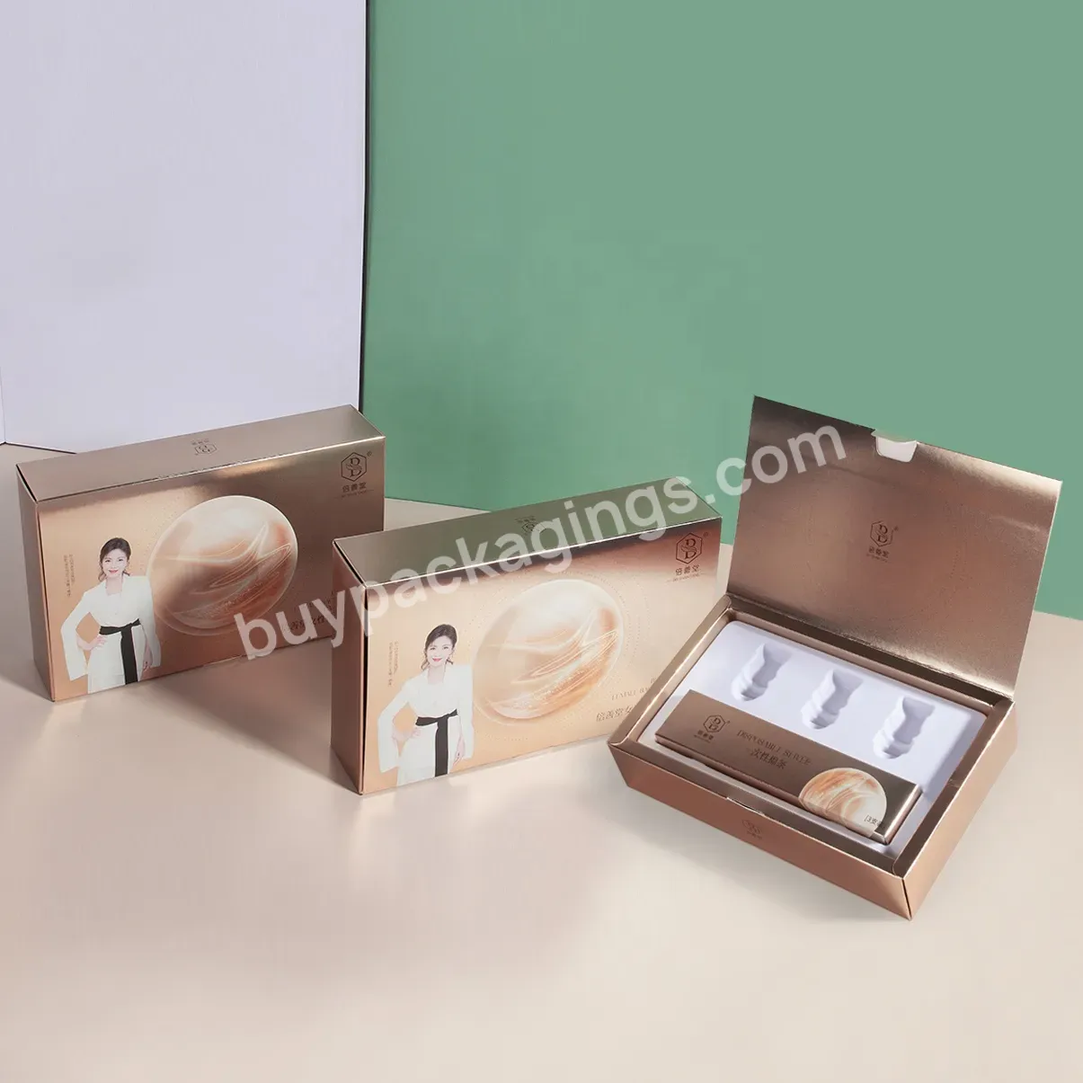 Factory Supply Custom Hand Folding Paper Box Printing Cosmetic Folding Cartons Packaging Box