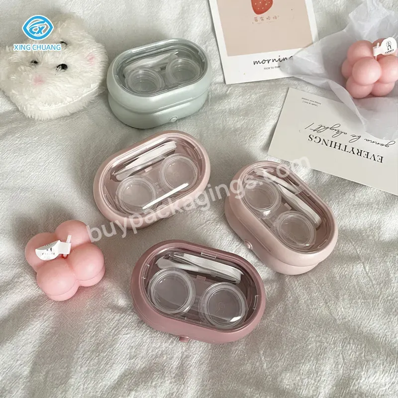 Factory Wholesale Automatic Cleaning Contact Lens Case Support Custom Eyeglass Accessories Contact Lenses Case - Buy Contact Lenses Case,Factory Wholesale Automatic Cleaning Contact Lens Case,Support Custom Eyeglass Accessories Contact Lenses Case.