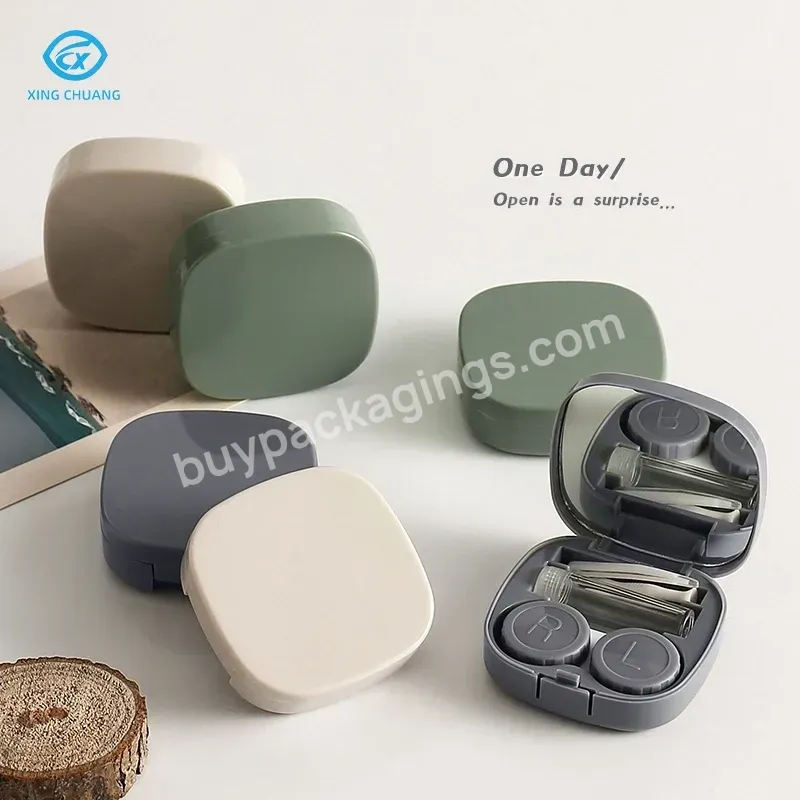 Factory Wholesale Contact Lens Packaging Support Custom Glasses Case Set Eyeglass Accessories Contact Lens Case - Buy Contact Lens Case,Factory Wholesale Contact Lens Packaging,Support Custom Glasses Case Set Eyeglass Accessories Contact Lens Case.