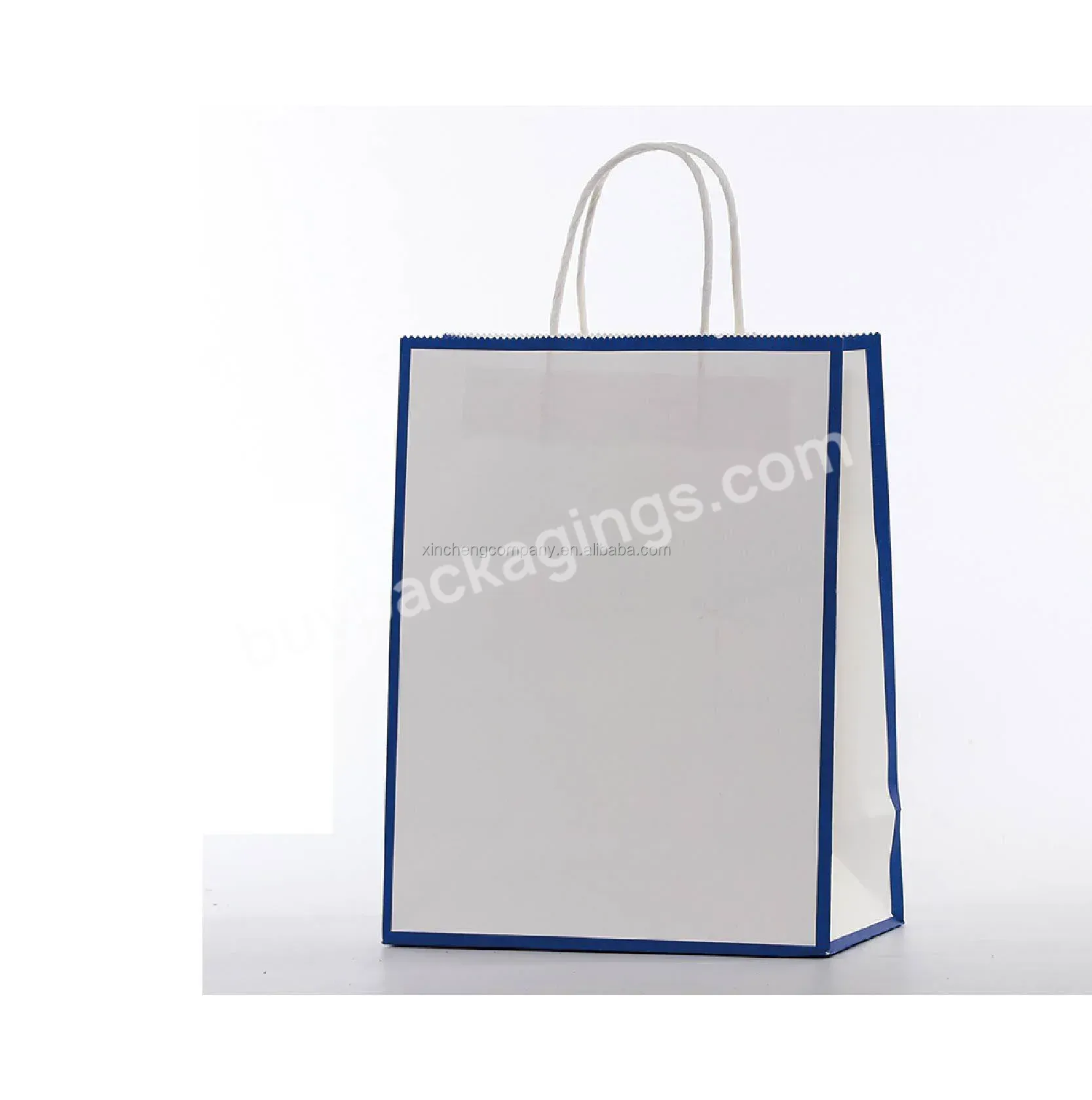 Factory Wholesale Custom Size Printed Logo Full Color Package Recyclable Shopping Bags Gift Bag Kraft Paper Bag With Handles