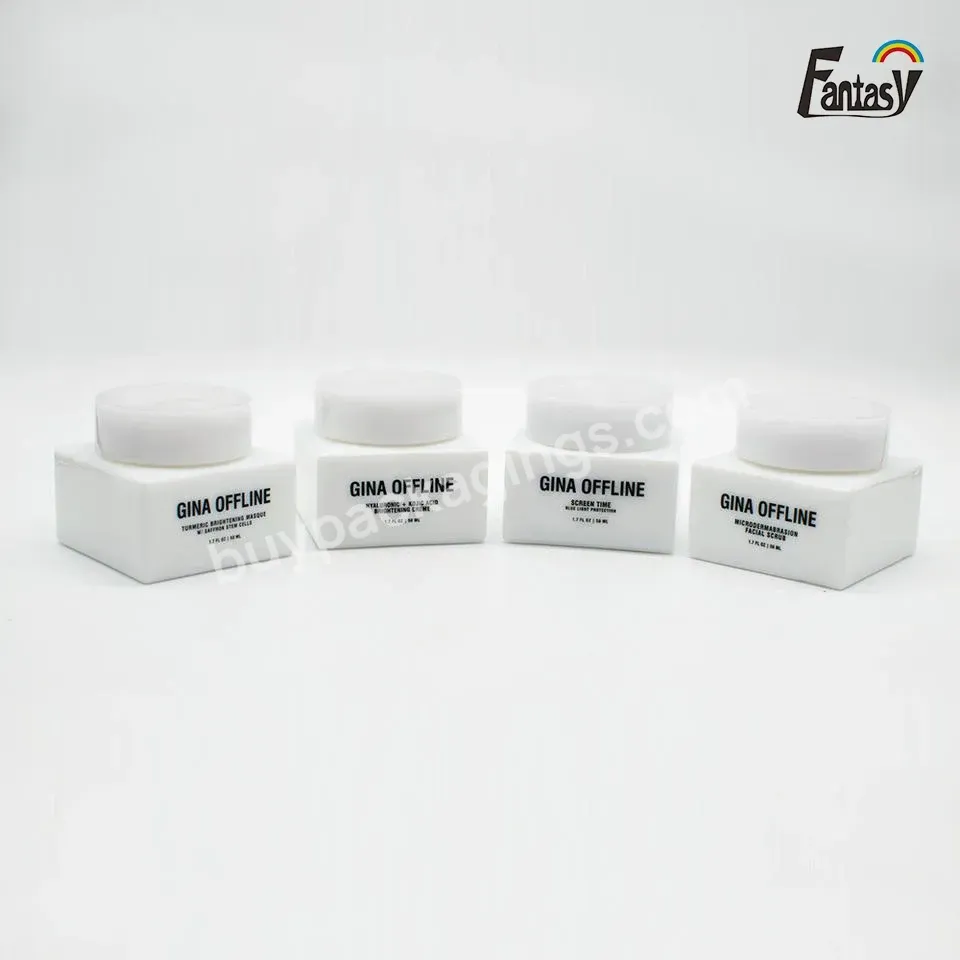 Factory Wholesale Glass Cosmetic Containers And Packaging Cream Jars