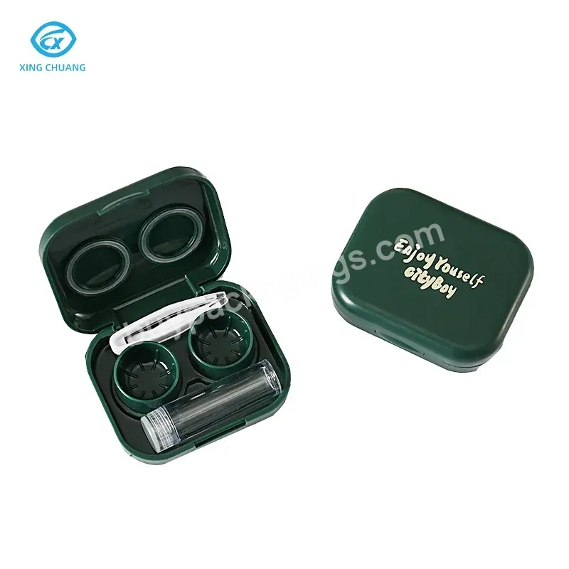 Factory Wholesale Optical Accessories Low Moq Contact Lens Packaging Custom Logo Glasses Case Set Contact Lens Case - Buy Contact Lens Case,Factory Wholesale Optical Accessories Low Moq Contact Lens Packaging,Custom Logo Glasses Case Set Contact Lens