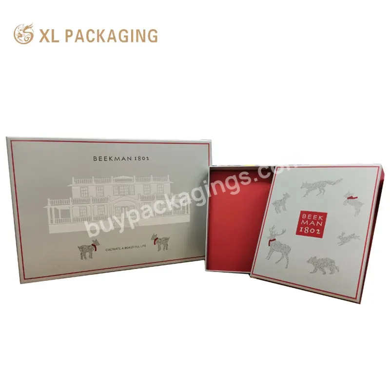 Fashion Cosmetic Box Skin Care Perfume Luxury Cosmetic Lid And Base Packaging Box For Logo