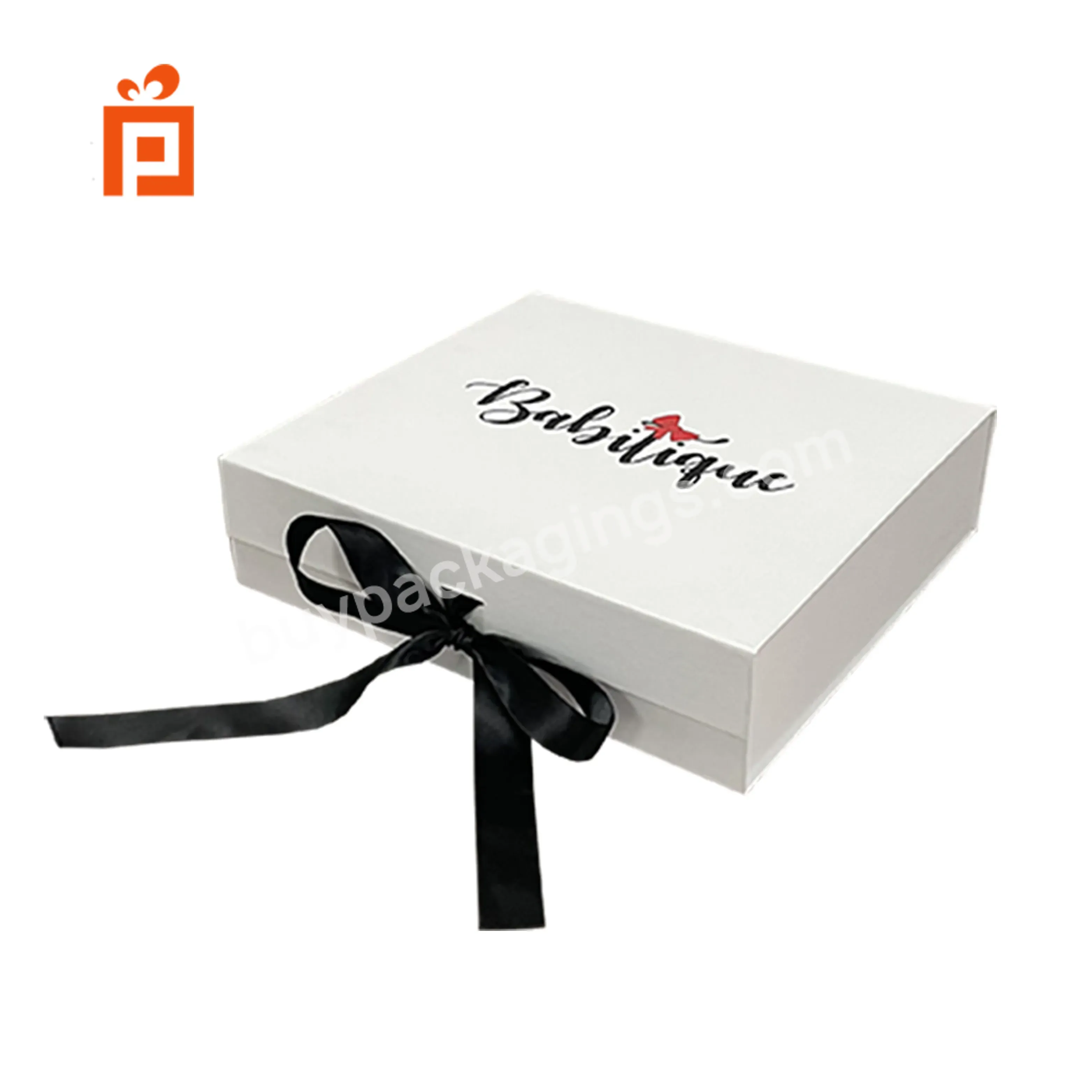 Fashion Foldable Magnetic Gift Box For Wedding Dress