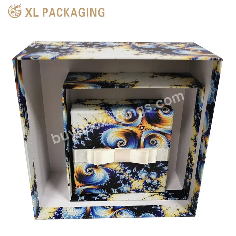 Flap Lid Packaging Cardboard Customized Logo Gift Box Custom Logo Printed Rigid Cardboard Lid And Base Box Packaging