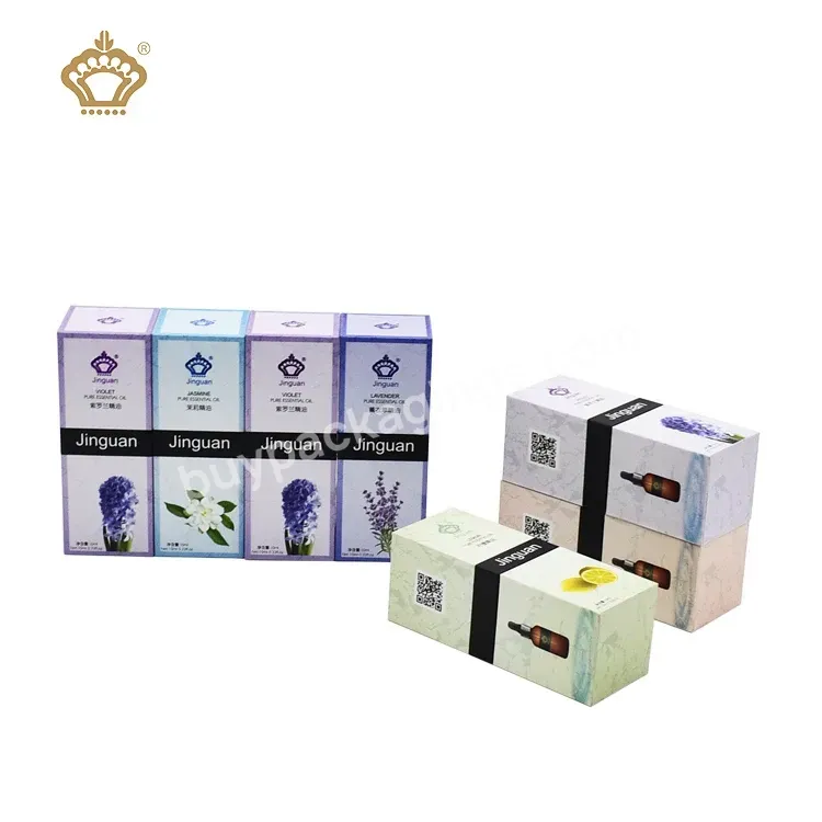 Fragrance Essential Oil Packing Lid And Bottom Oud Attar Boxes Perfume Gift Sets Bottle Paper Gift Box Packaging Box