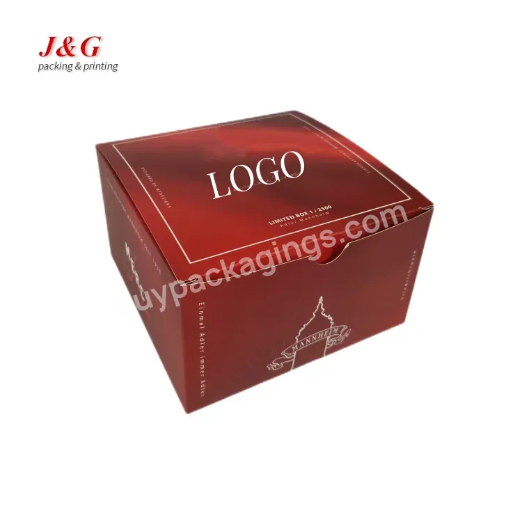Free Design Custom Logo Hat Box Case Packaging Retail Gift Paper Box For Packaging