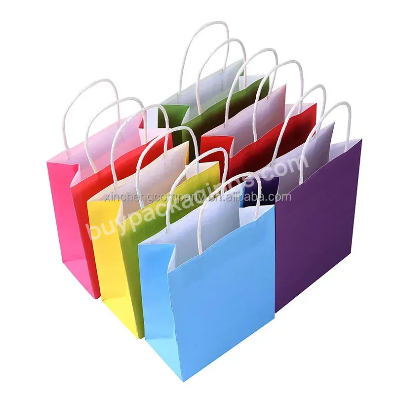 Free Design Customized Cheap Kraft Shopping Paper Bag With Your Own Logo