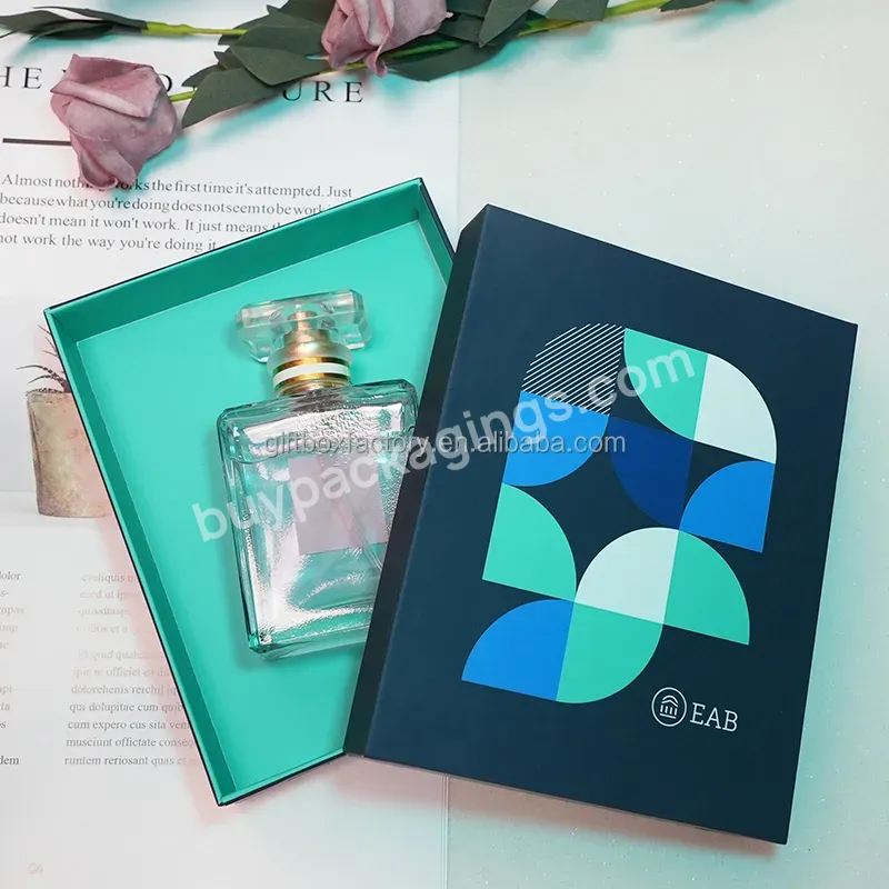 Free Design Dark Green Shipping Box Luxury Lid And Base Fragrant Bottle Packing Paper Cardboard Gift Box Perfume Packaging Box