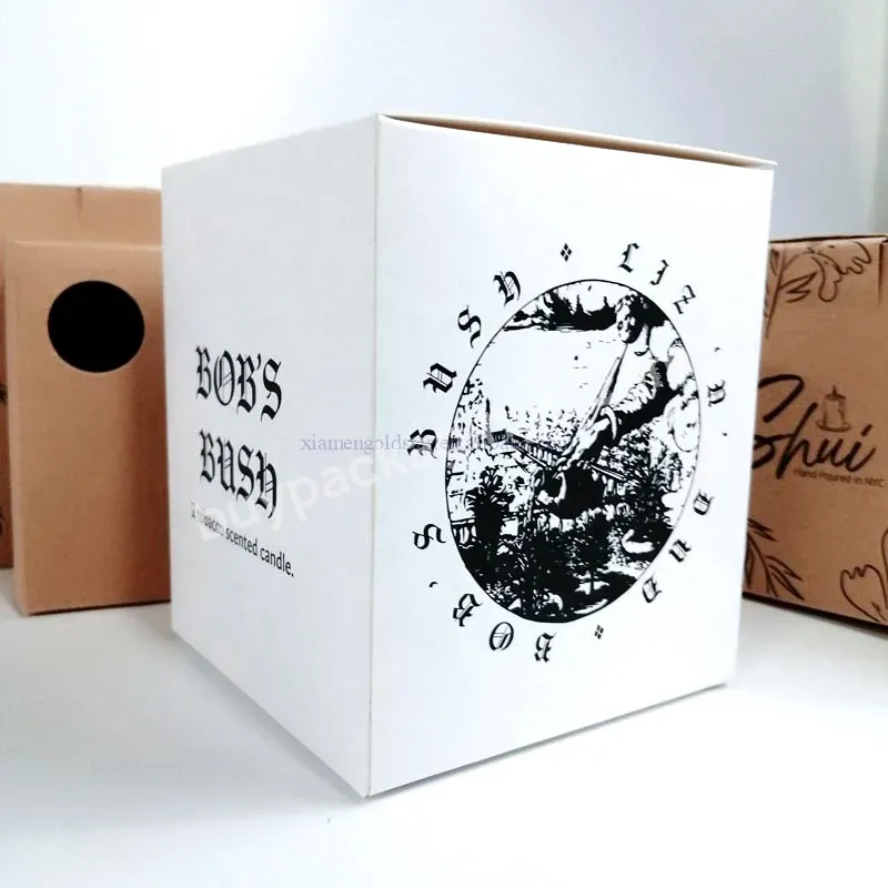 Free Design Kraft Box Packaging Candle Packaging Candle Gift Box Packaging
