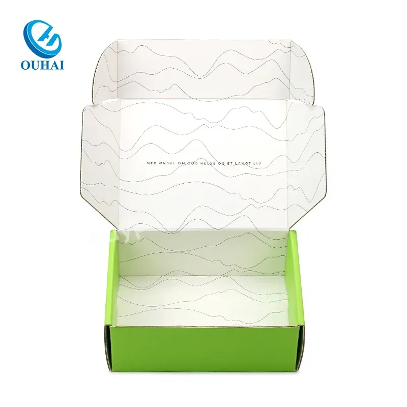 Free Design Sample Printing Color Paper Transport Box Custom High Quality Folding Corrugated Box Can Print Logo