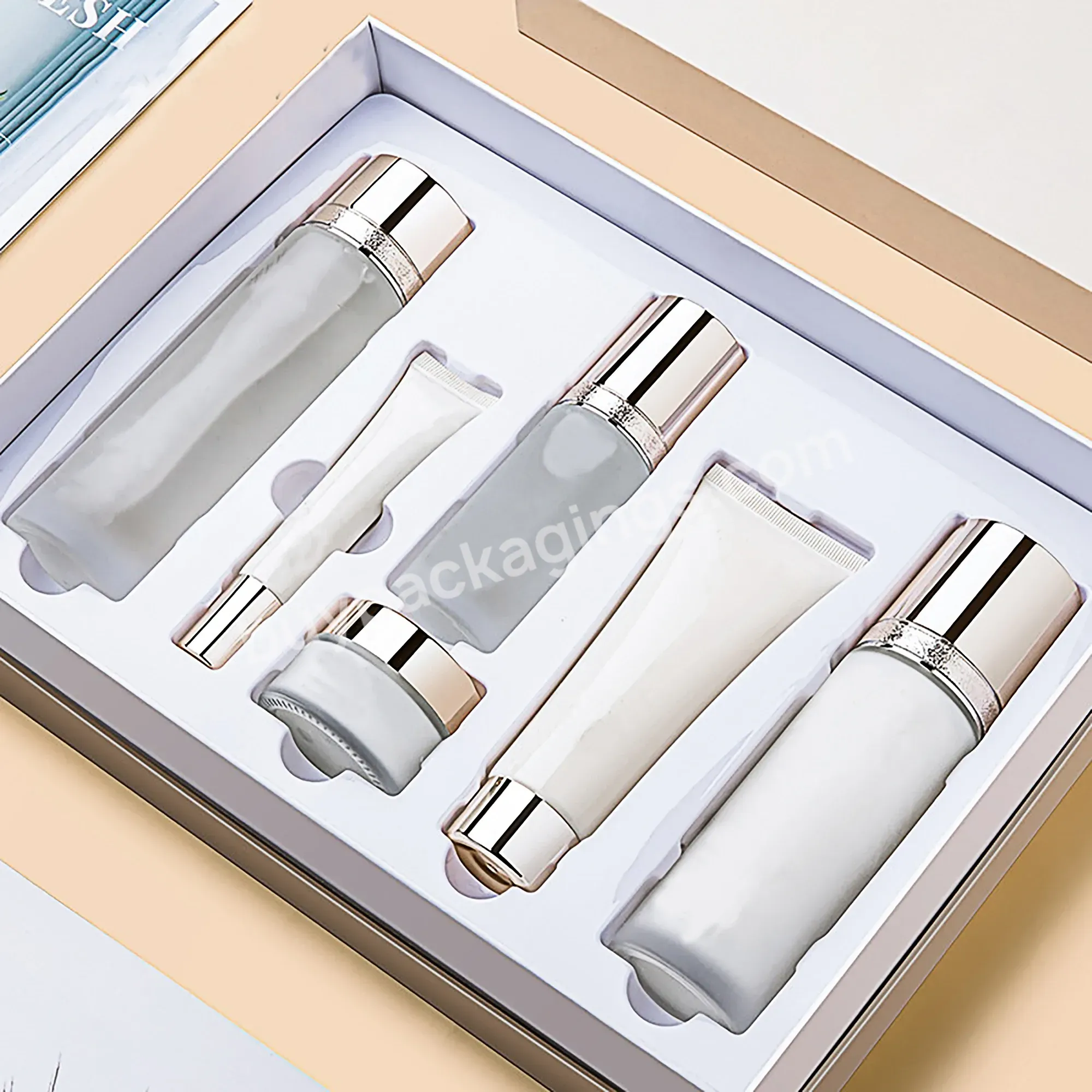 Free Sample Custom Logo Printed Art Papepr Box Cosmetic Box For Skincare Packaging