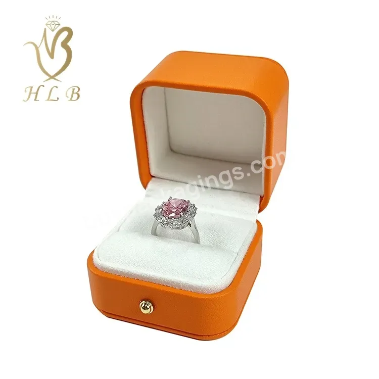 Free Sample Luxury Jewellery Packaging Custom Logo Pu Leather Jewelry Packaging Boxes