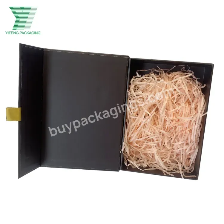 Free Sample Luxury Matte Black Woman30ml 50ml Spray Glass Perfume Bottle Packaging Magnetic Closure Gift Box