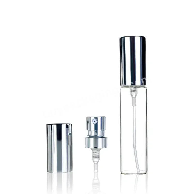 Free Sample Popular Clear Tube 5ml 10ml 15ml Glass Spray Empty Parfum Bottles Vial Perfume Tester