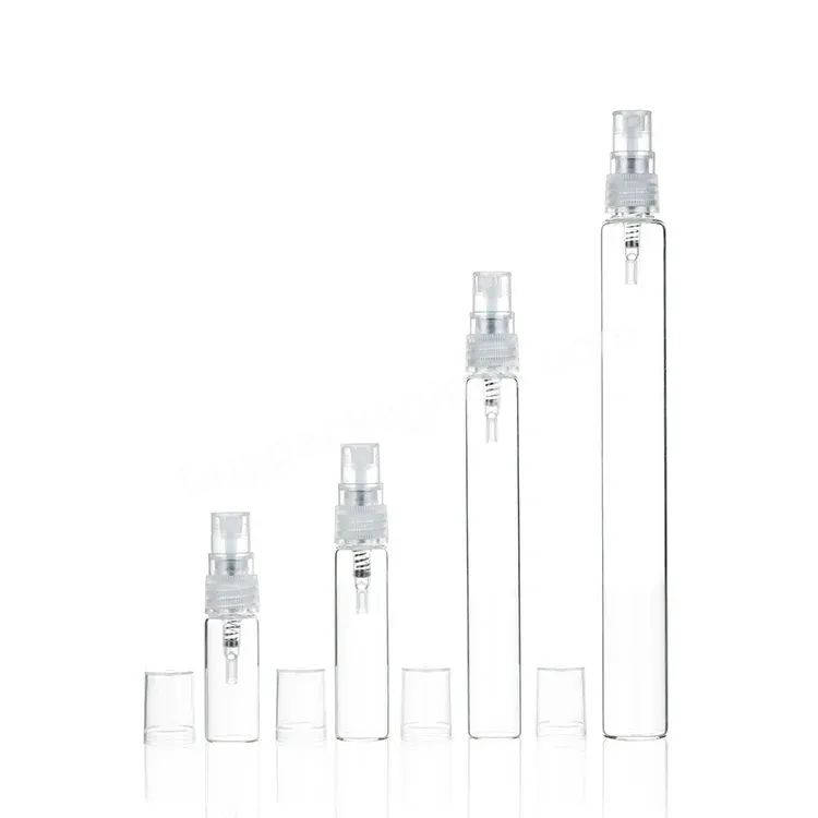 Free Sample Wholesale 5ml 8ml 10ml 15ml 20ml Custom Screw Clear Spray Glass Perfume Bottles