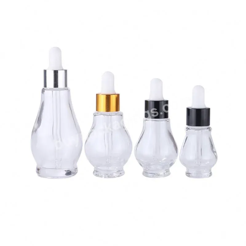 Fts 10ml20ml30ml50ml Clear Dropper Bottle Essential Oil Bottle 30ml Clear Single Gourd Bottle