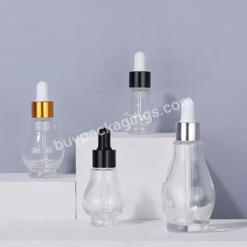 Fts 10ml20ml30ml50ml Clear Dropper Bottle Essential Oil Bottle 30ml Clear Single Gourd Bottle