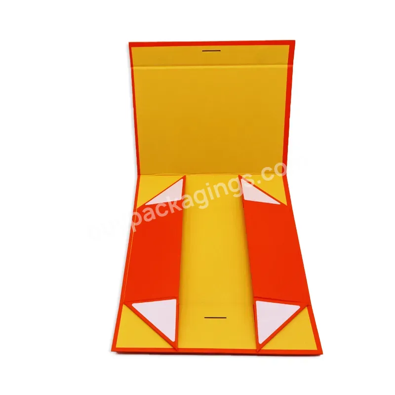 Gift Magnetic Collapsible Packing Boxes Rigid Custom Folding Cardboard Clothing Box