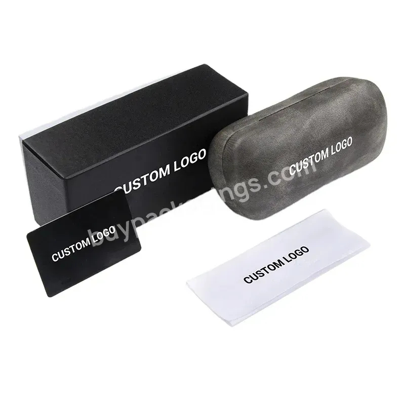 Glasses Case Set Customized Logo Shade Packaging Custom Luxury Sunglasses Case Eye Glasses Box High Quality Glasses Case