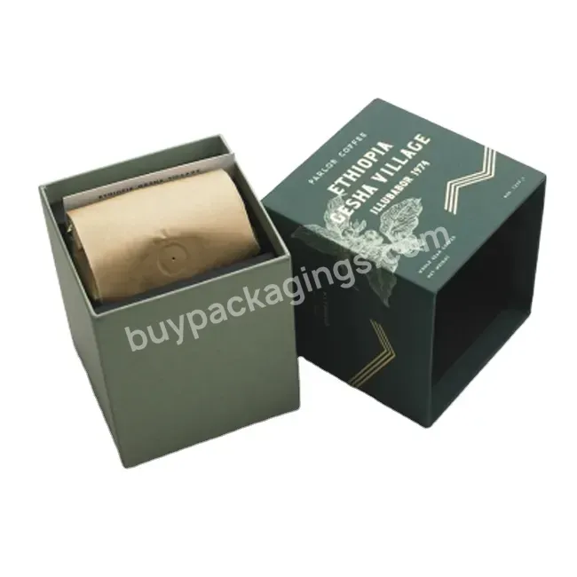 Gold Foil Stamping Customize Cardboard Paper Luxury Packaging Tea Set Gift Box With Lid And Bottom