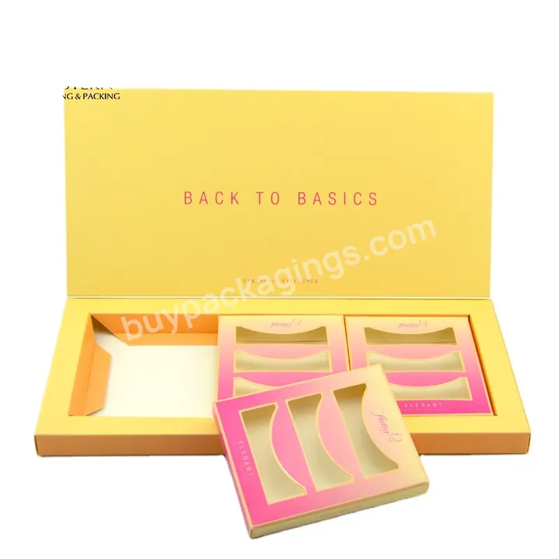 Good Printing Eyelash Vendor Customized Magnetic Box Packaging Eye Lash Cosmetic Paper Box With Paper Insert
