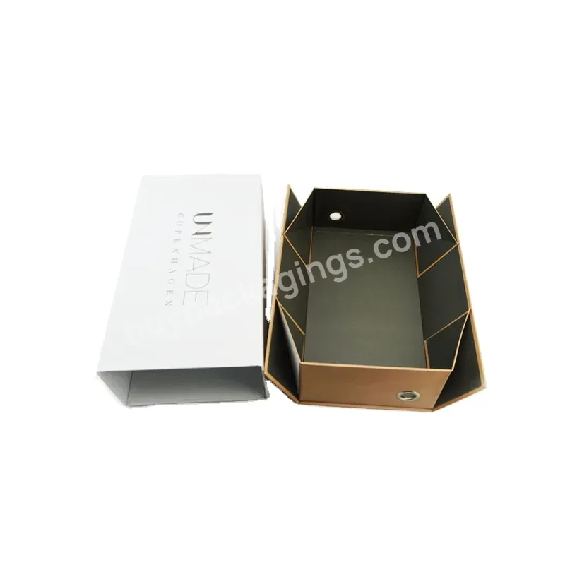 Good Quality Luxury Color Printing Folding Drawer Paper Box Packaging Shoe Storage Box With Custom Logo