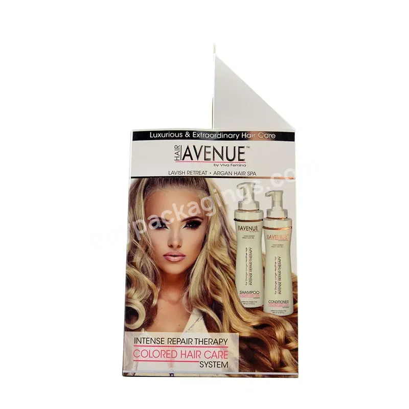 Good Quality Printing Color Fold Packaging Hair Care Products Cosmetic Storage Paper Box