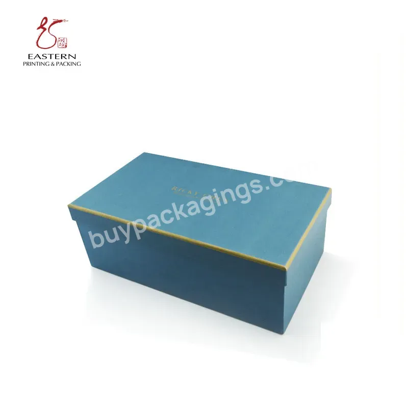 Good Quality Rectangle Art Paper Made Flip-top Luxury Gift Box Packaging Shoe Storage Box With Custom Logo