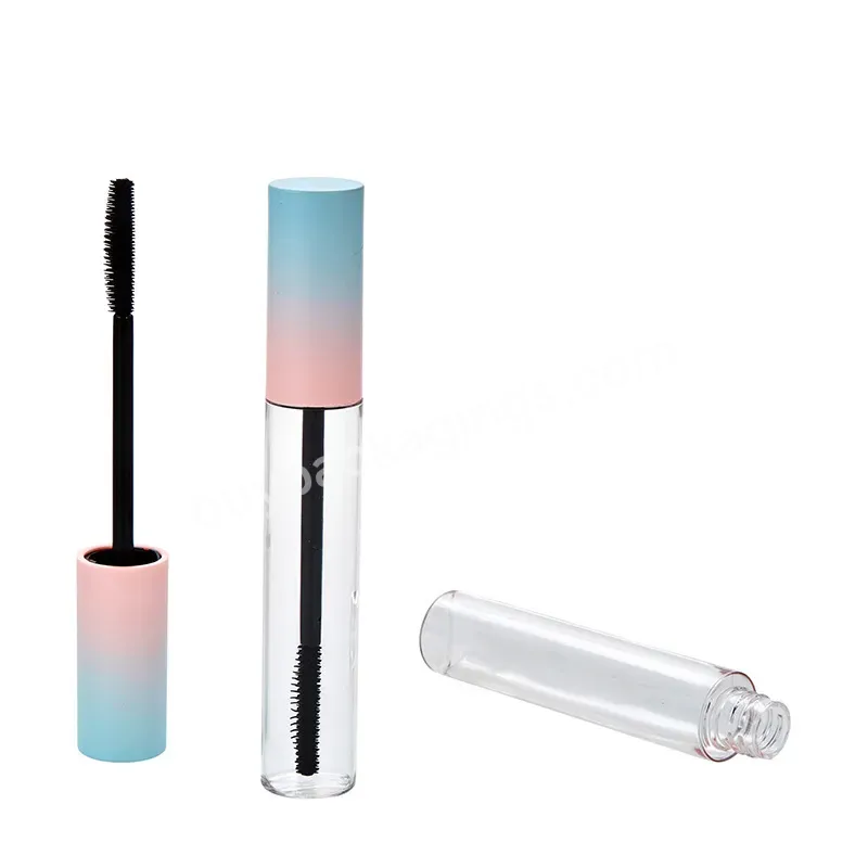 Gradient Colour Lip Gross Tube Pink Plastic Eyeliner Tubes 3-10ml Custom Cosmetic Vials Lip Stick Packaging