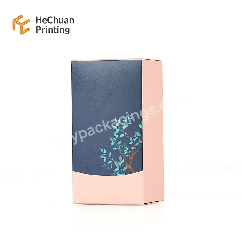 Guangzhou Boutique Packing Company Customized Single-sided Matte Plastic Packaging Box Liquid Foundation Tuck End Box Packaging