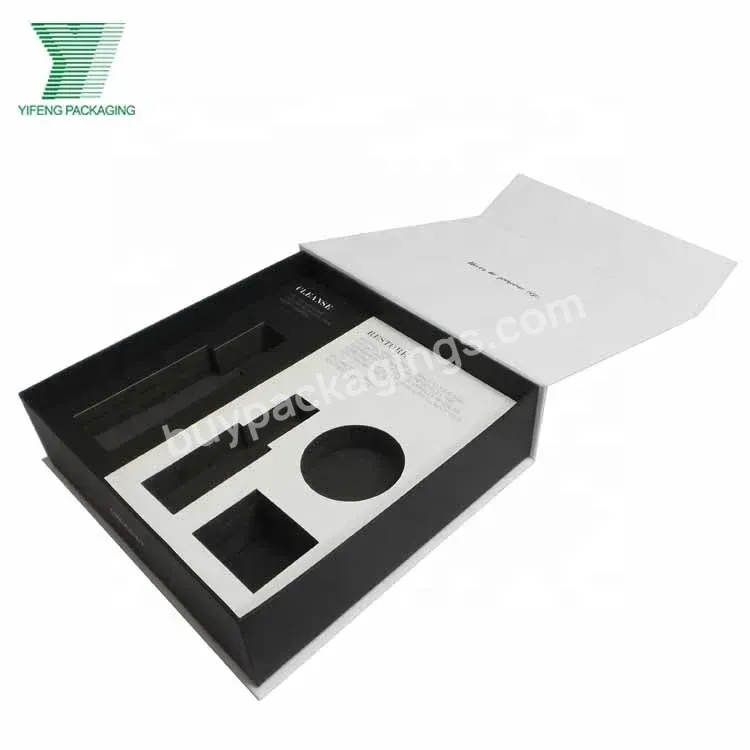 Guangzhou Custom Cosmetic Packaging Box Empty Cosmetic Cream Box Beauty Personal Care Boxes With Customized Tray