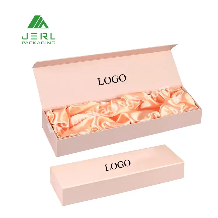 Hair Jewelry Jewellery Foldable Cardboard Magnetic Packaging Box Satin Lined Boxes With Satin Lining/insert