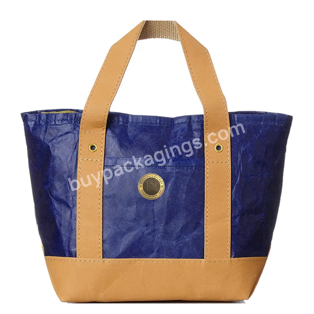 Handle Tyvek Paper Reusable Bag Tote Bags Waterproof Paper Popular