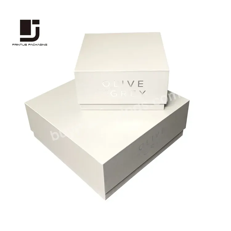 Handmade Paperboard Gift Packaging Box Movable Dividers Design