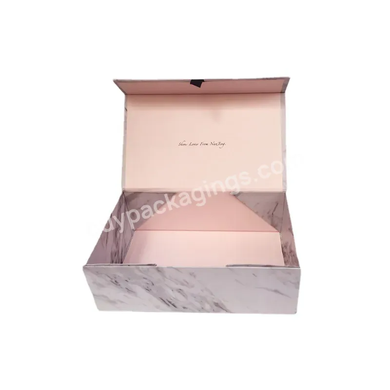 Hardcover Magnetic Cardboard High End Boxes Cardboard Luxury Folding Gift Boxes With Magnetic For Cosmetic