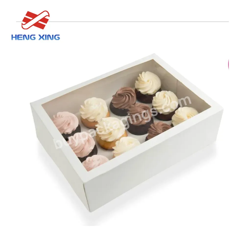 Hengxing Cake Bakery Box Custom Cake Boxes With Window And Round Cake Boards