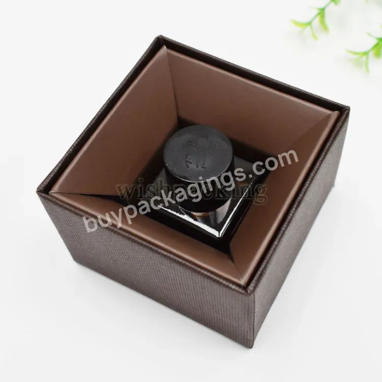 High End Customized Small Car Perfume Bottle Package Cardboard Gift Paper Box Haven And Earth Style With Hot Foil Logo