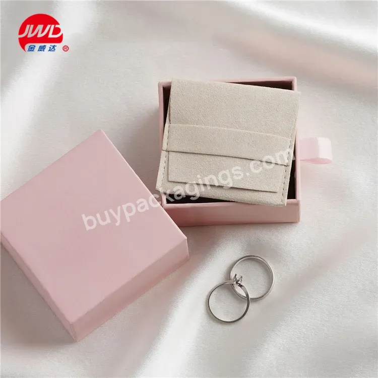 High-end Earring Package Drawer Ring Necklace Bracelet Jewelry Paper Box Packaging With Custom Brand Logo