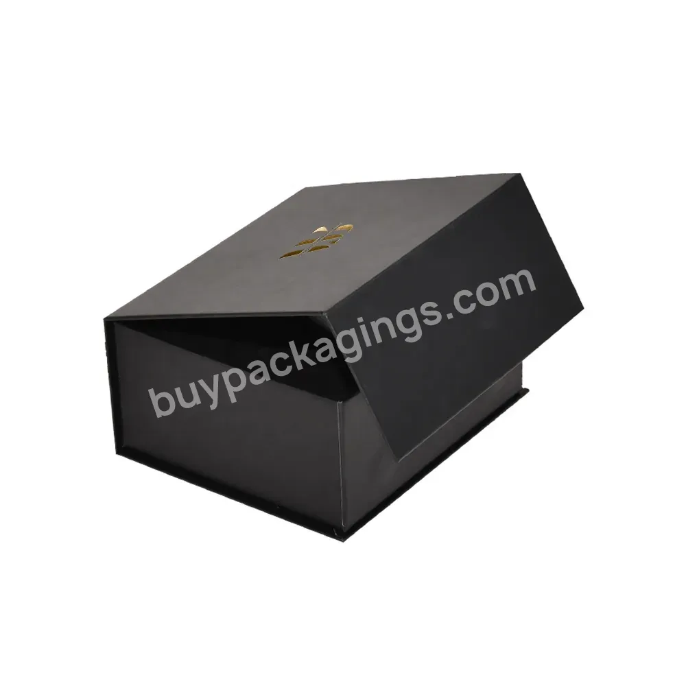 High-end Grey Board Black Gift Box For Jade Bracelet Packaging With Closure With Your Own Personalized Design