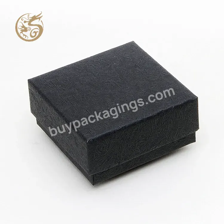 High End Paper Cardboard Lid Base Box Jewelry Packaging Gift Boxes Necklace Earring Bracelet Ring Jewelry Box With Tray