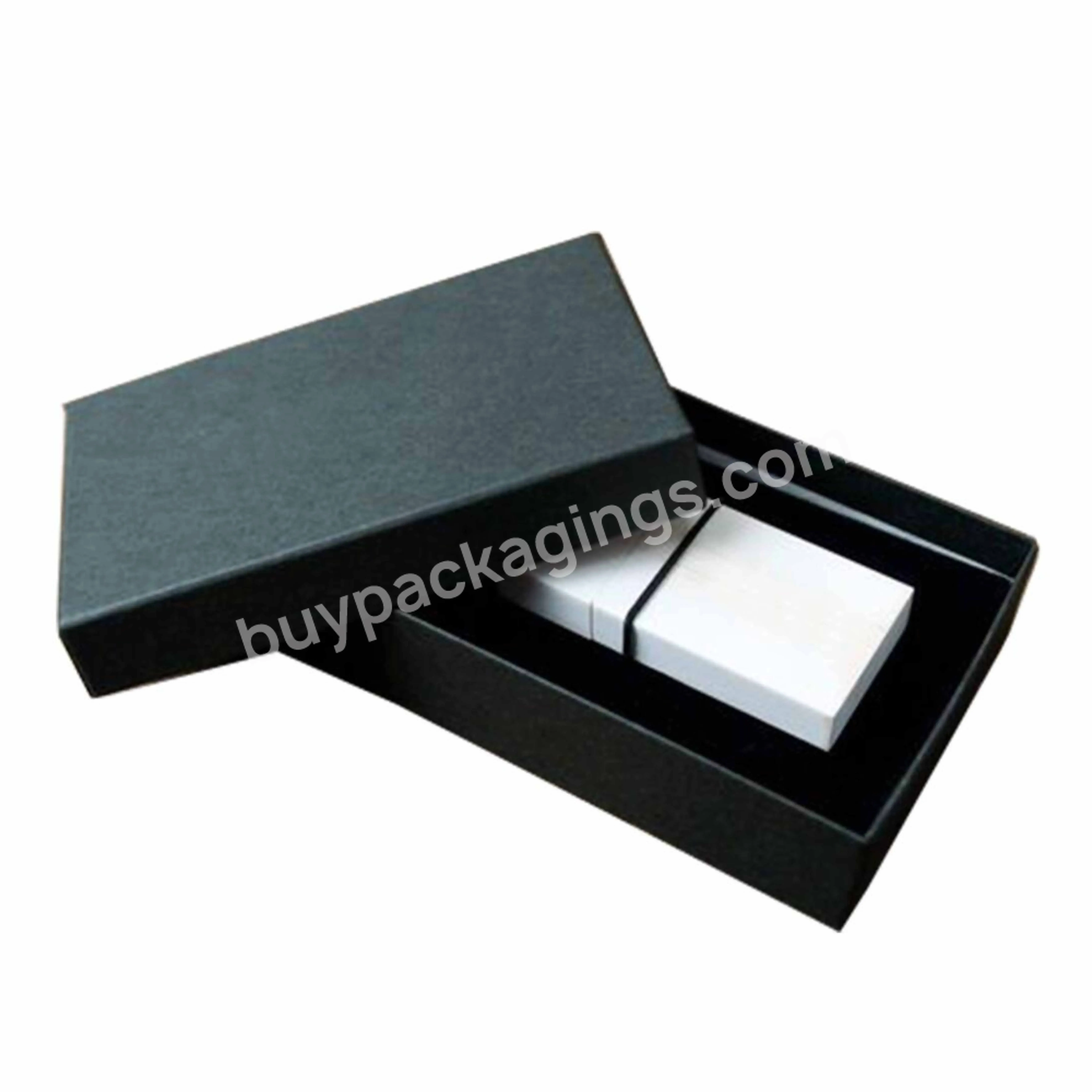 High End Usb Flash Drive Packaging Box With Cut Out Eva/ Foam Inset