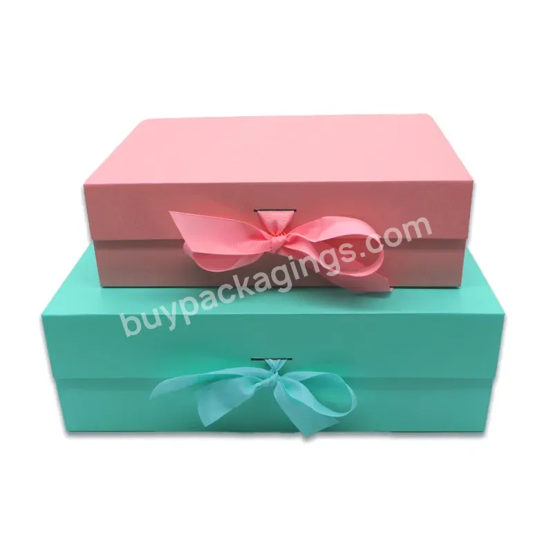 High Gift Box Reusable Custom Logo Printing Decorative Foldable Paper Box