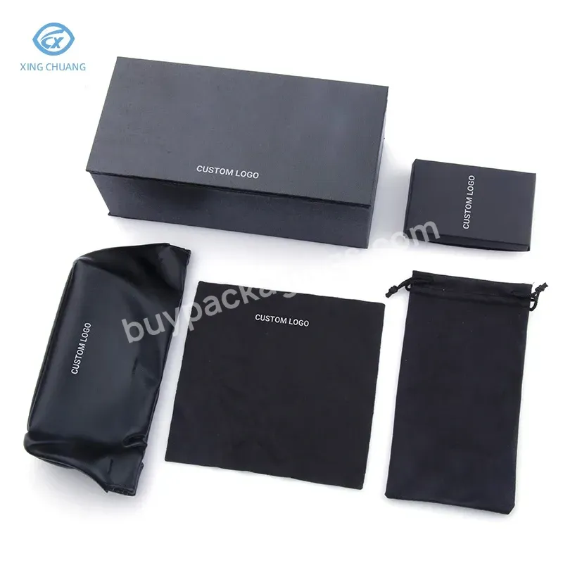 High Grade Black Light Luxury Glasses Suit Box Gift Boxes Sunglasses Case