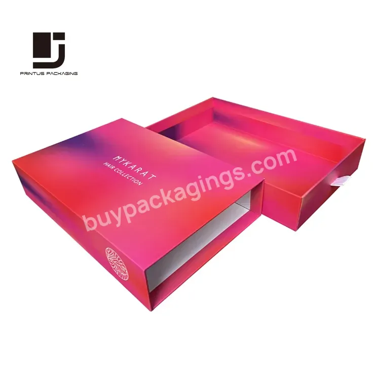 High Quality Custom Cardboard Pull Out Paper Gift Box