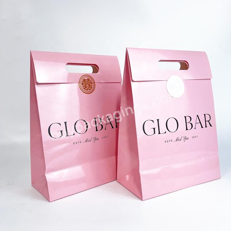 High Quality Custom Design Shopping Paper Bag Logo Printed Wedding Gift Bags Christmas Shopping Bags With Kraft Paper Material