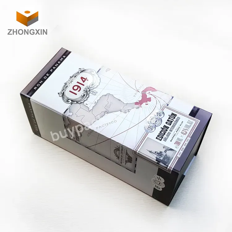 High Quality Custom Logo Paper Wine Packaging Boxes Eco Friendly Cardboard Boxes For Tea Packaging