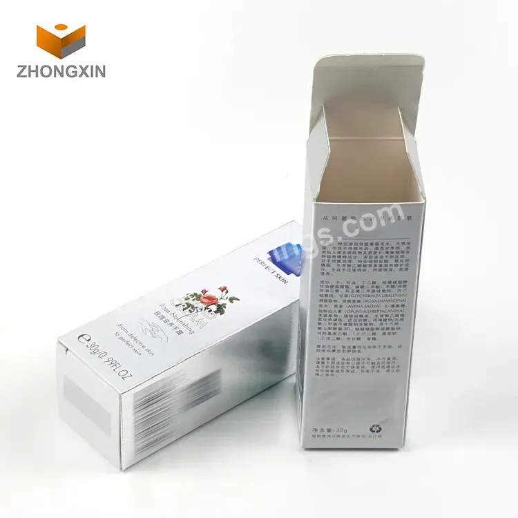 High Quality Custom Printed Logo Recyclable Hand Cream Cosmetic Jar Box Packaging Folding Small Paper Box Packing For Soap